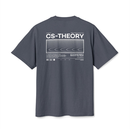 CS THEORY FADED BLUE T-SHIRT | ESSENTIAL