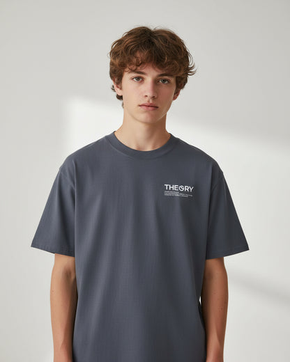 CS THEORY FADED BLUE T-SHIRT | ESSENTIAL